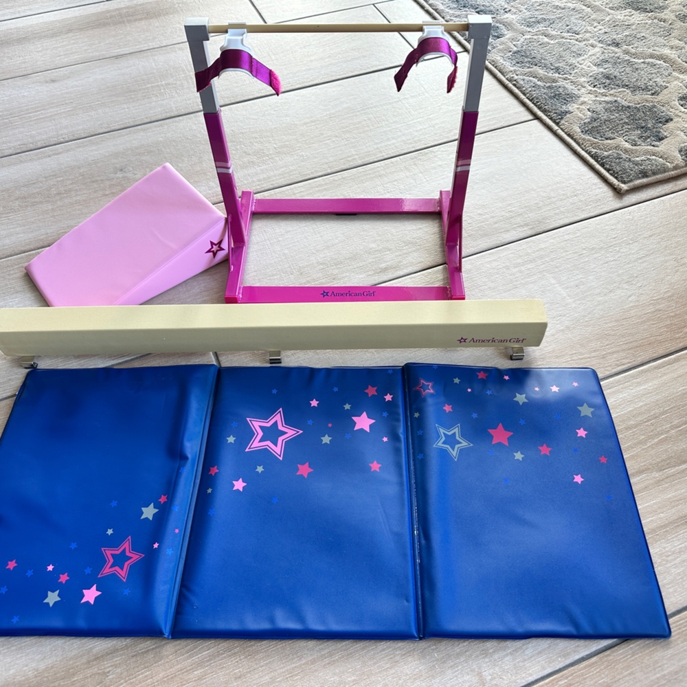 American Girl Gymnastics Set